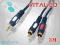 Kabel Przewód Mały Jack 3,5mm 2 RCA Chinch 3m FV