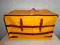 POKROWIEC w kształcie kufra DUŻY POMARAŃCZOWY NOWY