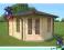 28036 Domek drewniany letniskowy Altana narożna