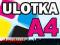 ULOTKA A4 DRUK DWUSTRONNY 135g. 250 sztuk!