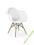 KRZESŁO K162 BIAŁE POLIPROPYLEN  KUBEŁKOWE WYS.24h