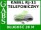 K37 KABEL TELEFONICZNY RJ-11 TEL. STACIONARNY 20M