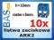Złącze - listwa ARK2 h=10mm r=5mm __ 10 sztuk
