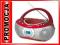 SENCOR SPT 226 R Przenośny radiomagnetofon CD/MP3