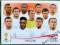 2014 WORLD CUP ALBUM NAKLEJKI DRUŻYNA ANGLII