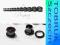 TUNEL Tunele 10mm Stal 316L Czarny PLUG Kolczyki