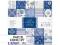 Zestaw papierów 32 szt. 15x15 Parisienne Blue W-wa