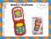 Fisher Price WESOŁY TELEFON Z KLAPKĄ 6m+ TYCHY