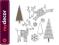 Wykrojniki + stemple Framelits Renifer ZESTAW 780