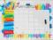 TABLICA MEMO PLAN LEKCJI MAGNESY+PISAK HTBA 3766