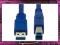 PN1 KABEL USB 3.0 Am/Bm 3.0m DO DYSKU, HUBA USB3.0