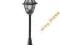 LAMPA OGRODOWA stojąca Witraż K 5002/2 N antyk S0