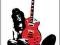 SLASH ::: GUNS N' ROSES ::: płótno 50x70 POP ART