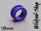 UC ODKRĘCANY TUNEL AKRYL VIOLET 18MM