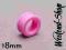 UC SILIKONOWY TUNEL PINK 18MM