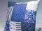 Poduszka Blue Flowers patchwork , Kare Design