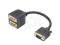 GEMBIRD ADAPTER VGA (M)-|}GA(F) X2 NA KABLU 20CM