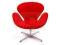 Designerski Fotel Nicotine insp. Swan Chair,QUADRE