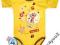 BODY Z KRÓTKIM RĘKAWEM rozmiar 98 mrofi Kolorowe