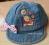 DISNEY jeansowa czapka z Kubusiem Puchatkiem 6-12m
