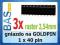 Gniazdo na GOLDPIN 1x40 pin _ raster 2,54mm _ 3szt