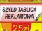 SZYLD reklamowy Reklama na płycie pcv Tablica