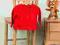 ZARA BABY BLUZKA CZERWONA ŻAKIECIK BLUZA 9-12 MIES