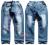 ~KAKO~NOWE super blue jeans F&amp;S 8-122/128 new!