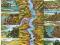 Pocztówka Niemcy Dolina Renu mapa bez obiegu