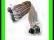 Przewody zworki kable 10szt 18cm pin - gniazdo