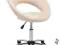 KREM HOKER KRZESŁO ECOSKÓRA FOTEL KÓŁKA Q 128
