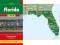 FLORIDA FLORYDA USA STANY MAPA 1 450 000 FB