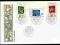 LIECHTENSTEIN - FDC znaczków nr 455-457 - 1965 r.