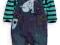 NEXT Komplet spodnie ogrodniczki body r.56 Nowe