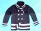 ewa-sklep świetny sweterek wzór marynarski 140cm