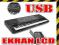 Prof Organy Keyboard USB 5 Oktaw LCD MK-906 USB