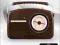 oneConcept NR-12 RADIO W STYLU RETRO FM brąz/beż