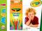 Crayola KREDKI OŁÓWKOWE 24 szt. Cienkie MALUJ