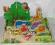 PUZZLE DREWNIANE 3D ZOO UKŁADANKA DZIKIE ZWIERZĘTA