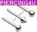 n3 NOSA kulka 8mm 0,8 Kolczyk Piercing w nos nosie