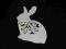 króliki zające Wielkanocne tektura