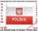 BIAŁO CZERWONA POLSKA FLAGA NA PIKU SUPER NA MECZ