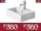 Duravit Vero Umywalka 45x35 0704450000, W-Wa