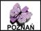 KLAMERKA OZDOBNA MOTYL KLAMERKI WIELKANOC FIOLET