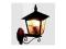 LAMPA OGRODOWA 4701 KINKIET GÓRA RETRO ZŁOTA
