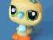 Littlest Pet Shop LPS Figurka PTAK gołab malowany