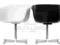 Nowoczesne Krzesło Cubo - kolor biały i czarny