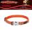RED DINGO - Obroża M - SNAKE EYES ORANGE