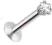 Kolczyk labret monroe gwint wewnętrzny crystal 1.2
