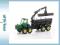 Emaluj -- SIKU John Deere z Przyczepą Leśną